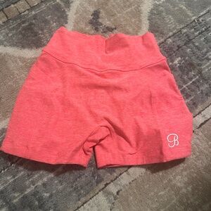 Bombshell Sportswear Coral Scrunch Butt shorts size XS